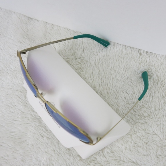 Michael Kors Chelsea Green Aviator Sunglasses - Picture 2 of 7